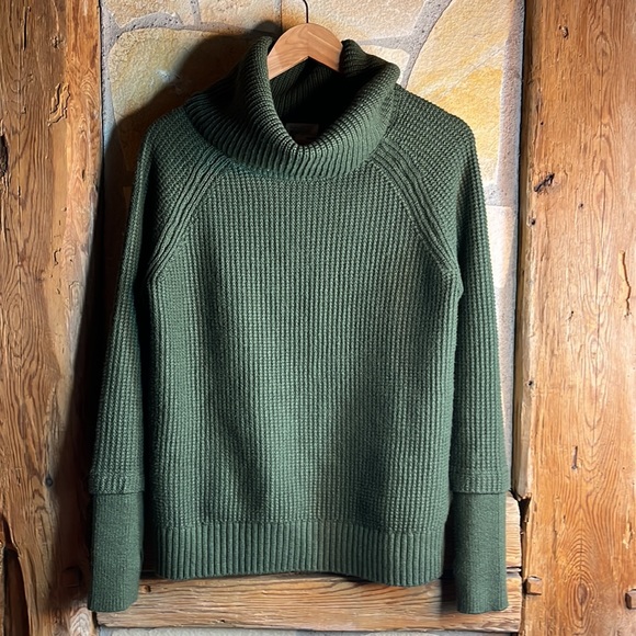 Market & Spruce Sharon Cowl Neck Waffle Stitch Sweater - Picture 5 of 8
